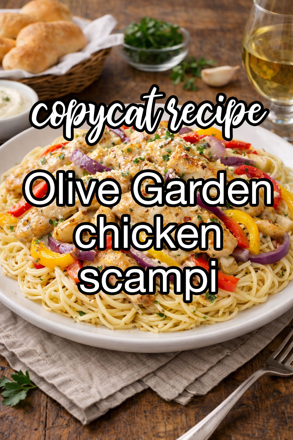 Olive Garden Chicken Scampi Recipe