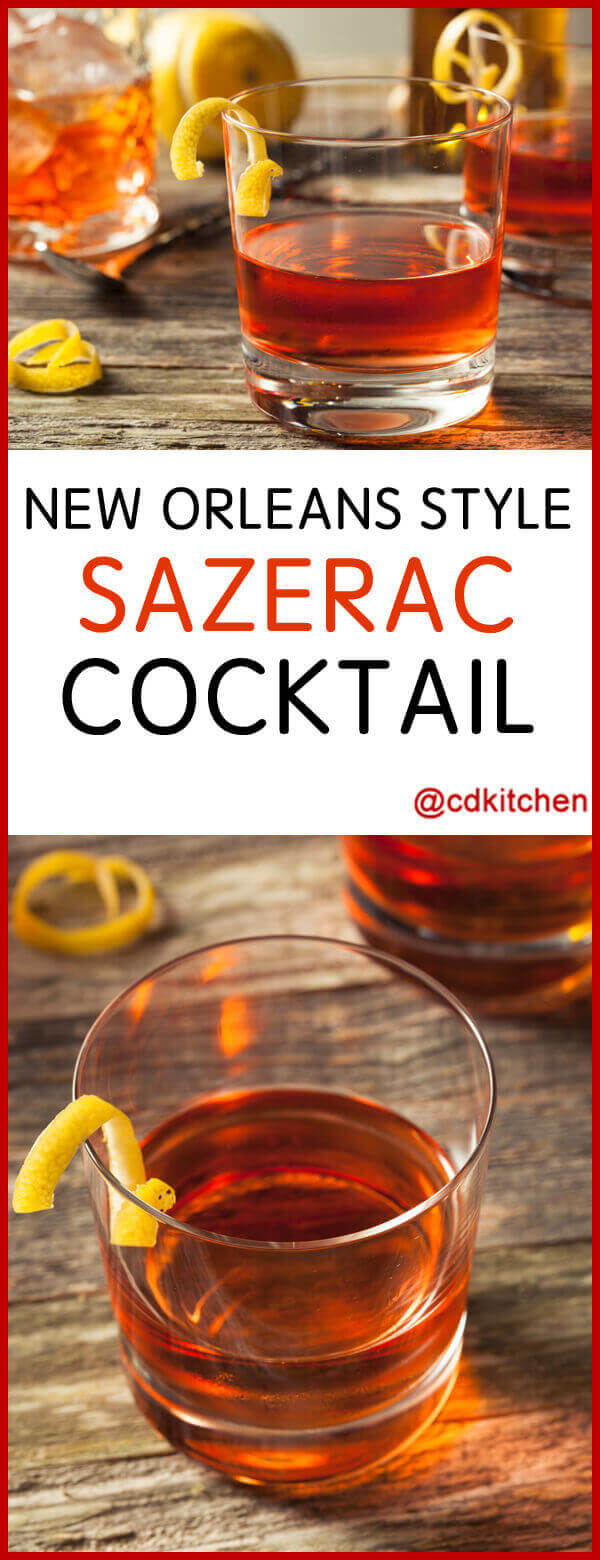 Sazerac Cocktail Recipe | CDKitchen.com