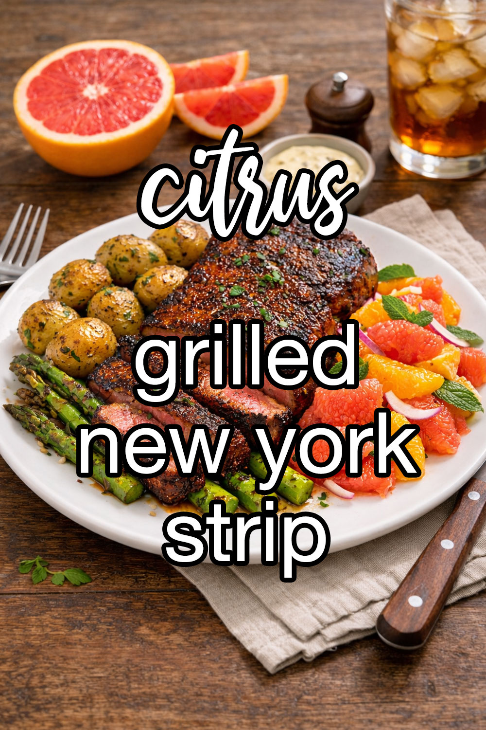 Florida Citrus Grilled New York Strip Steak Recipe