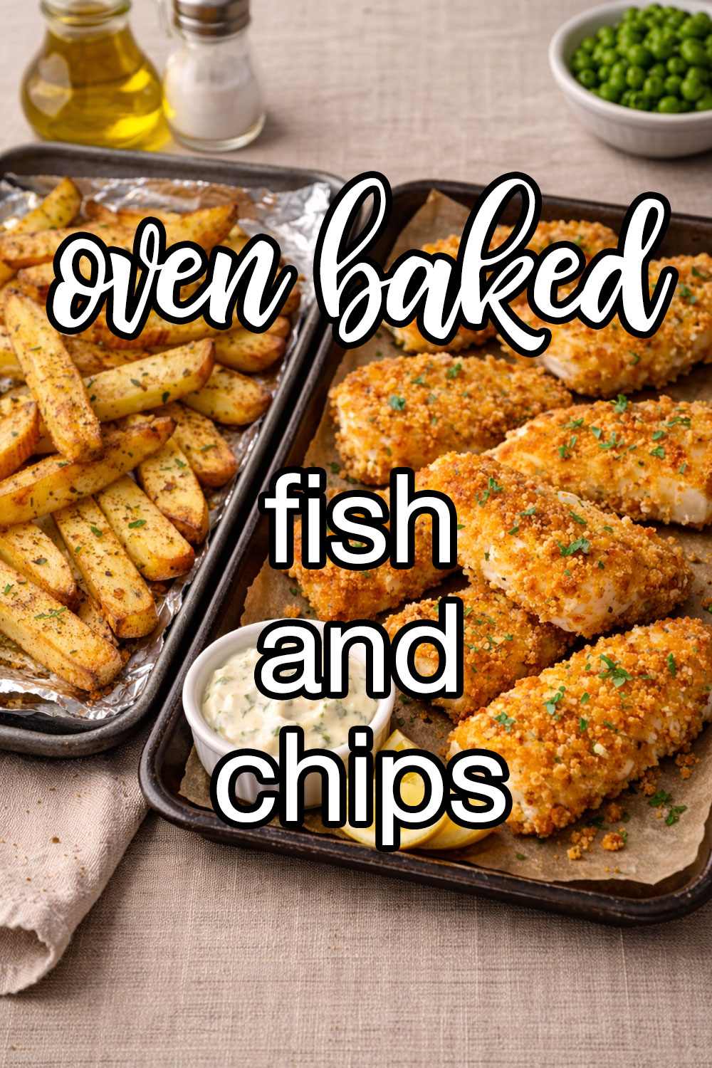 Oven Baked Fish And Chips Recipe