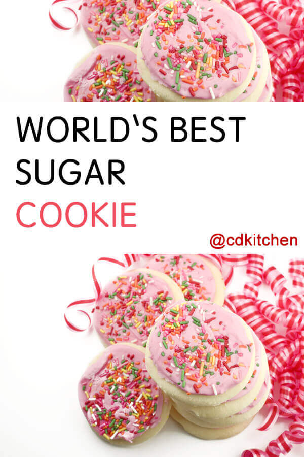 World's Best Sugar Cookie Recipe | CDKitchen.com