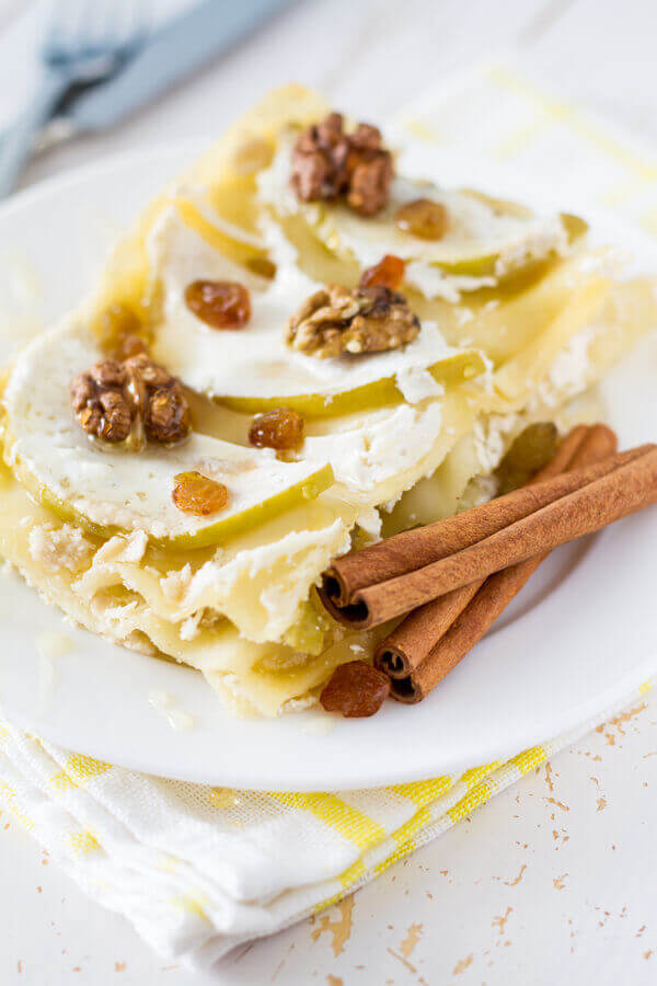 Apple Cream Lasagne Recipe