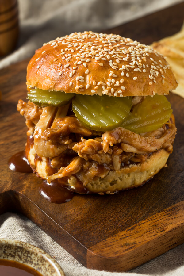 BBQ Chicken For Sandwiches Recipe