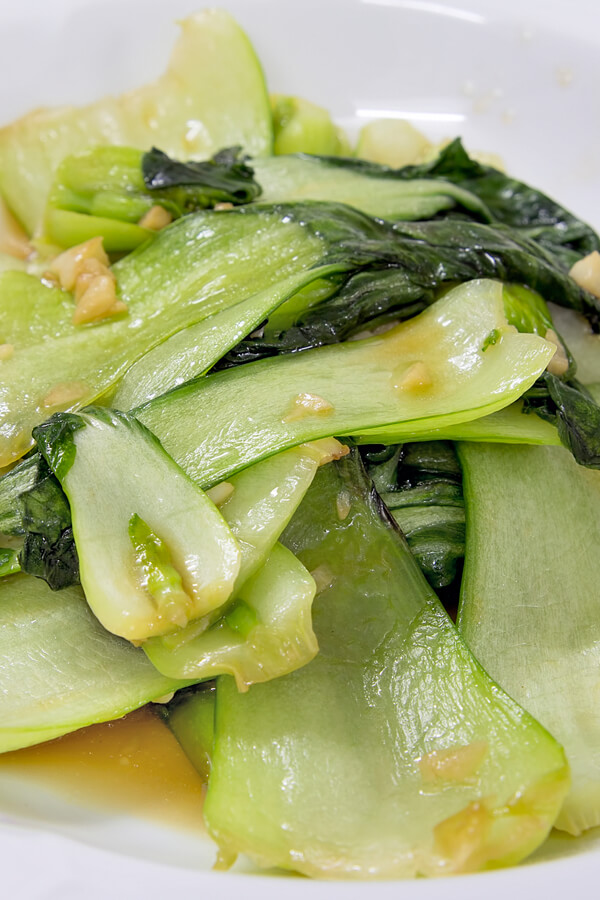 Bok Choy With Ginger Vinaigrette Recipe