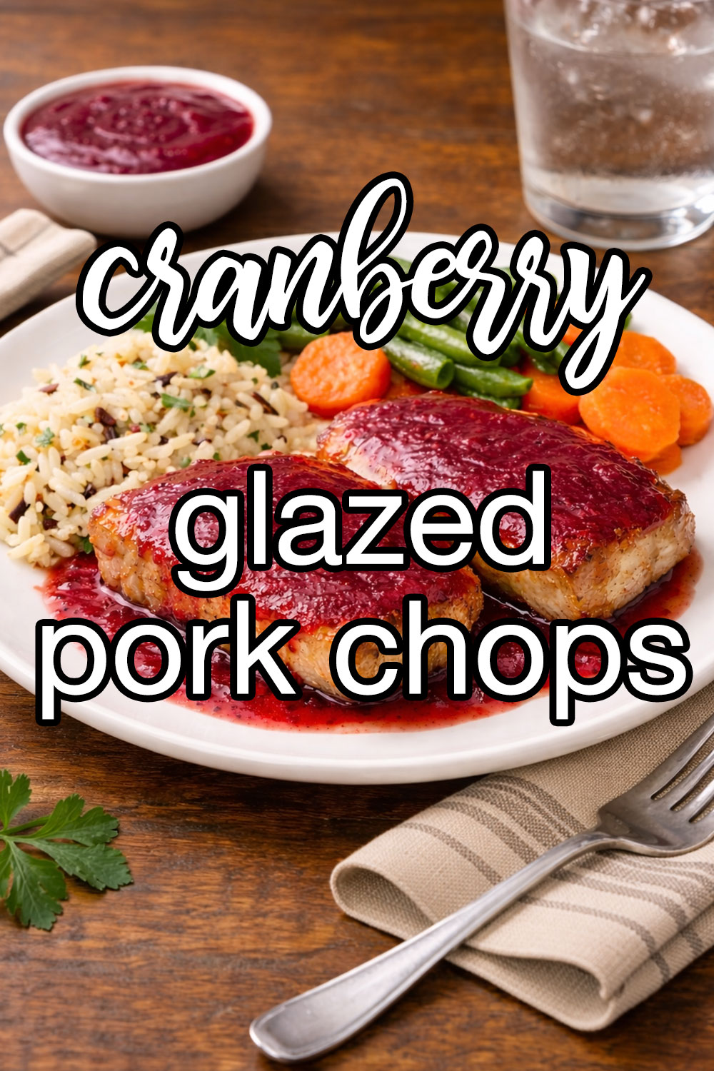 Cranberry Glazed Pork Chops Recipe