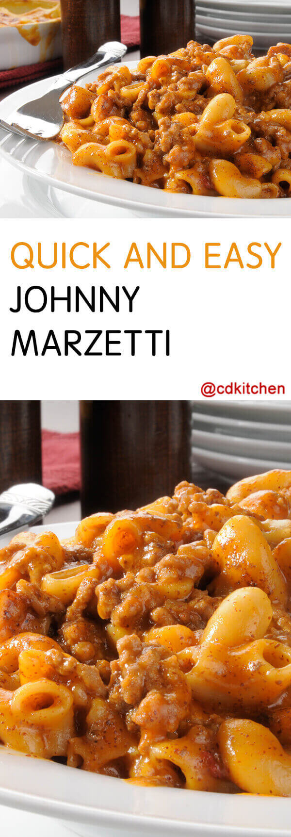 Quick and Easy Johnny Marzetti Recipe | CDKitchen.com