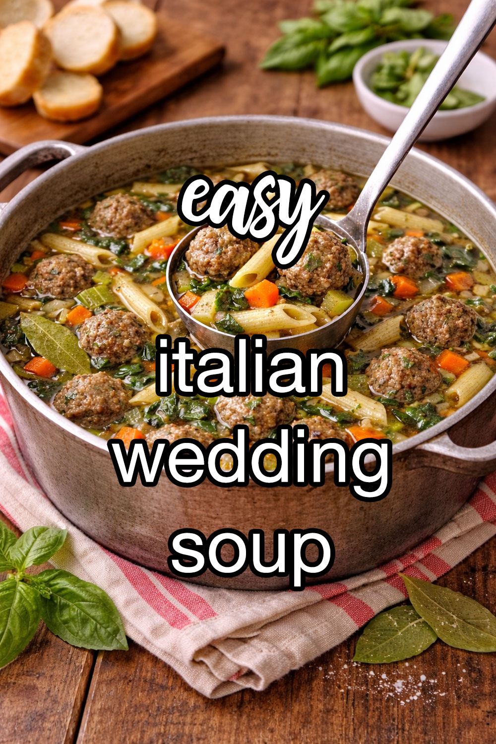 Authentic Italian Wedding Soup Made Easy Recipe