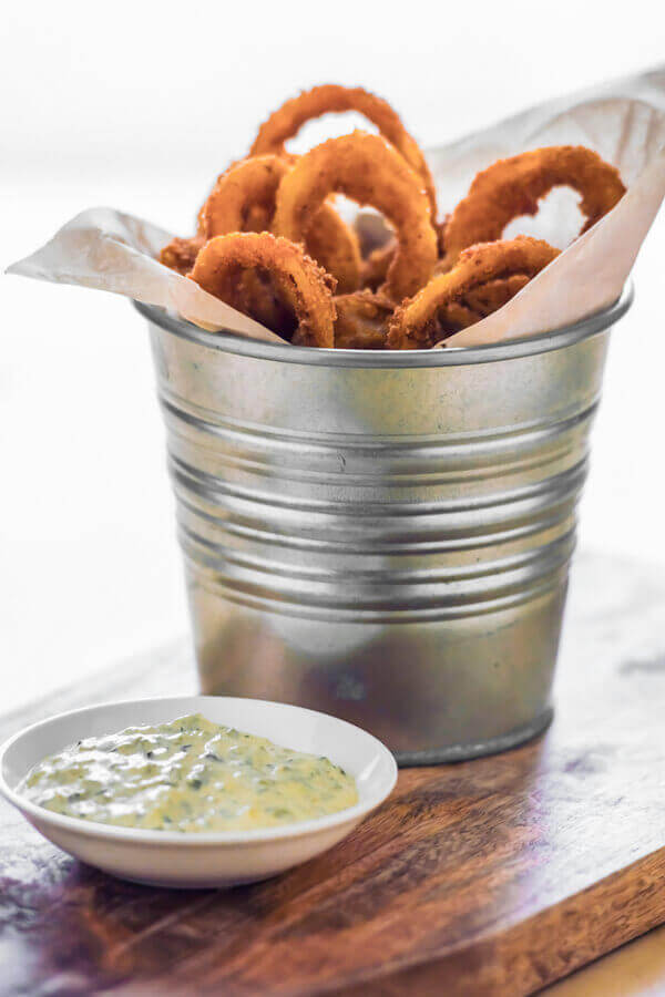 Deep Fried Onions In A Spicy Batter Recipe
