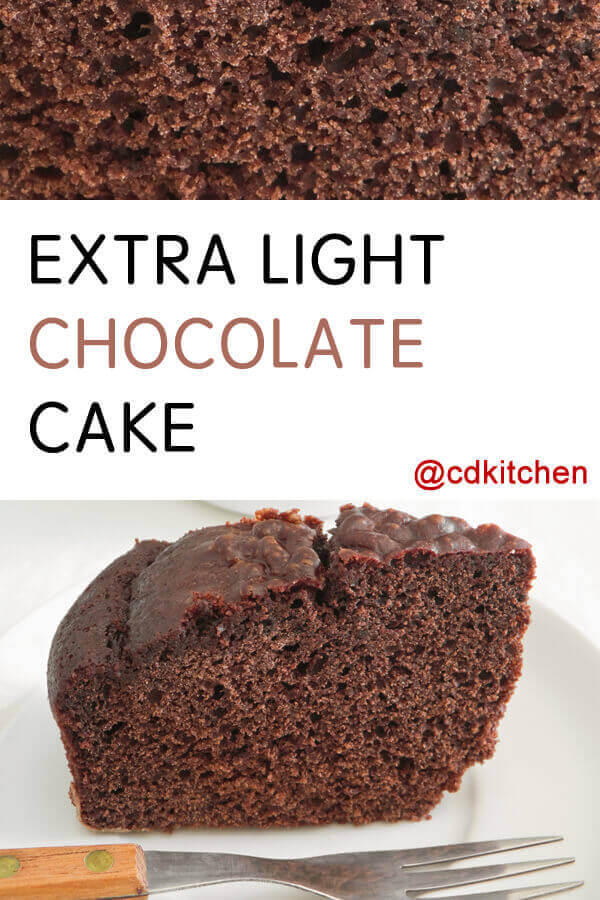 Extra-Light Chocolate Cake Recipe