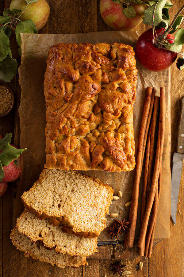 Fresh Apple Bread Recipe | CDKitchen.com