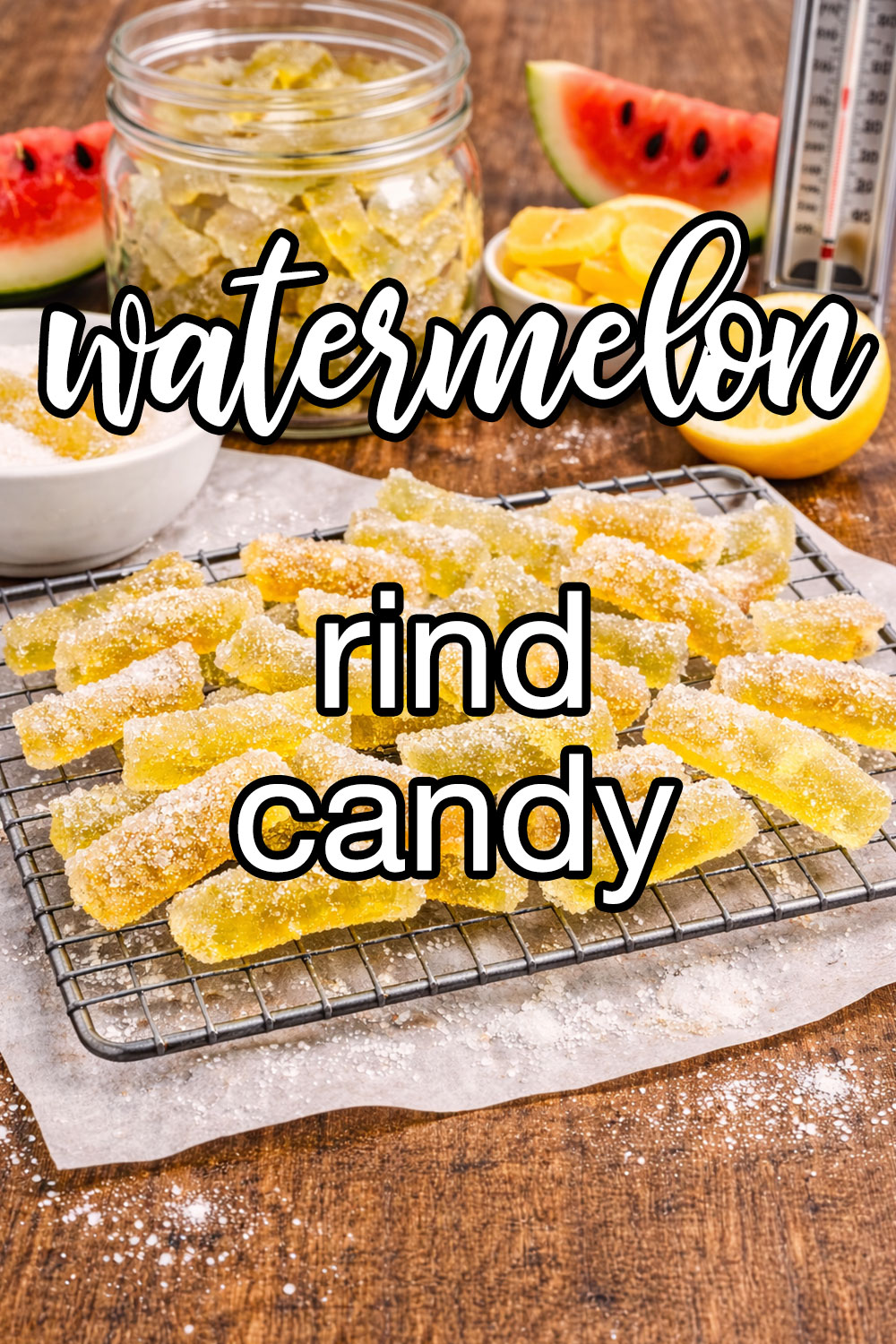 Watermelon Rind Candy Recipe