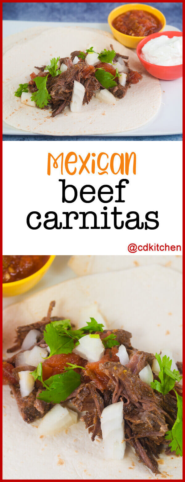 Debbie's Mexican Shredded Beef (Carnitas) Recipe | CDKitchen.com