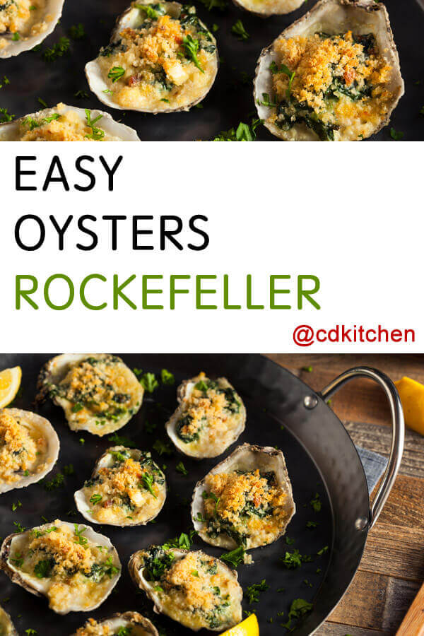 Easy Oysters Rockefeller Recipe | CDKitchen.com