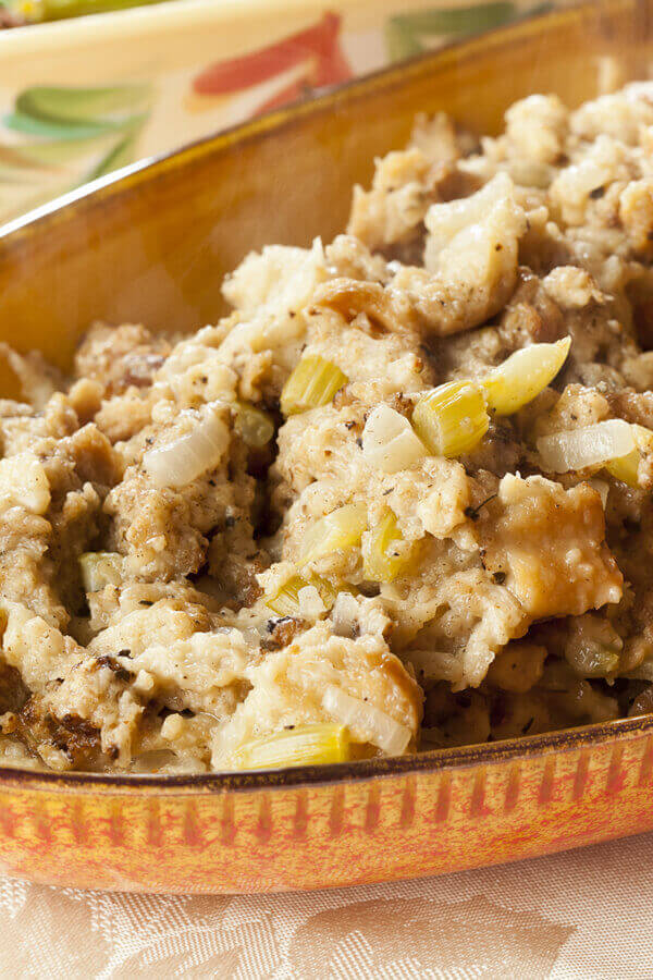 Sourdough Stuffing With Sage, Thyme, And Marjoram Recipe
