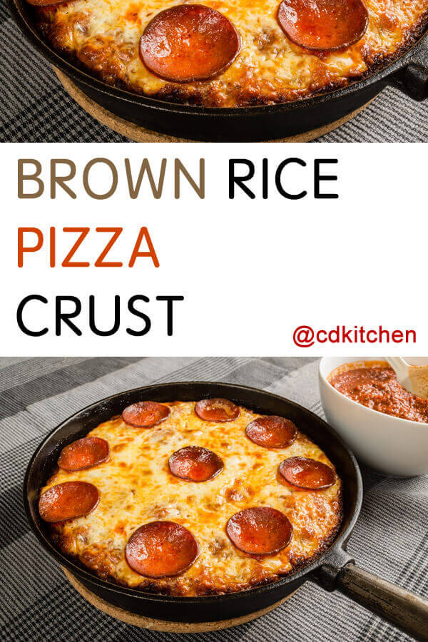 Brown Rice Pizza Crust Recipe