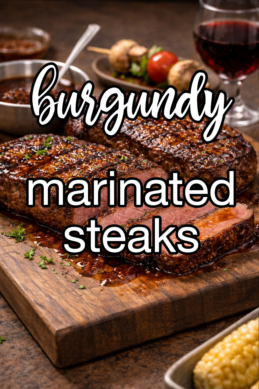 Burgundy-Marinated Steaks Recipe