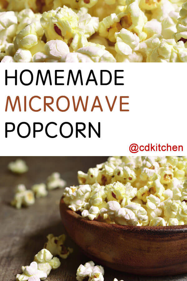 Homemade Microwave Popcorn Recipe