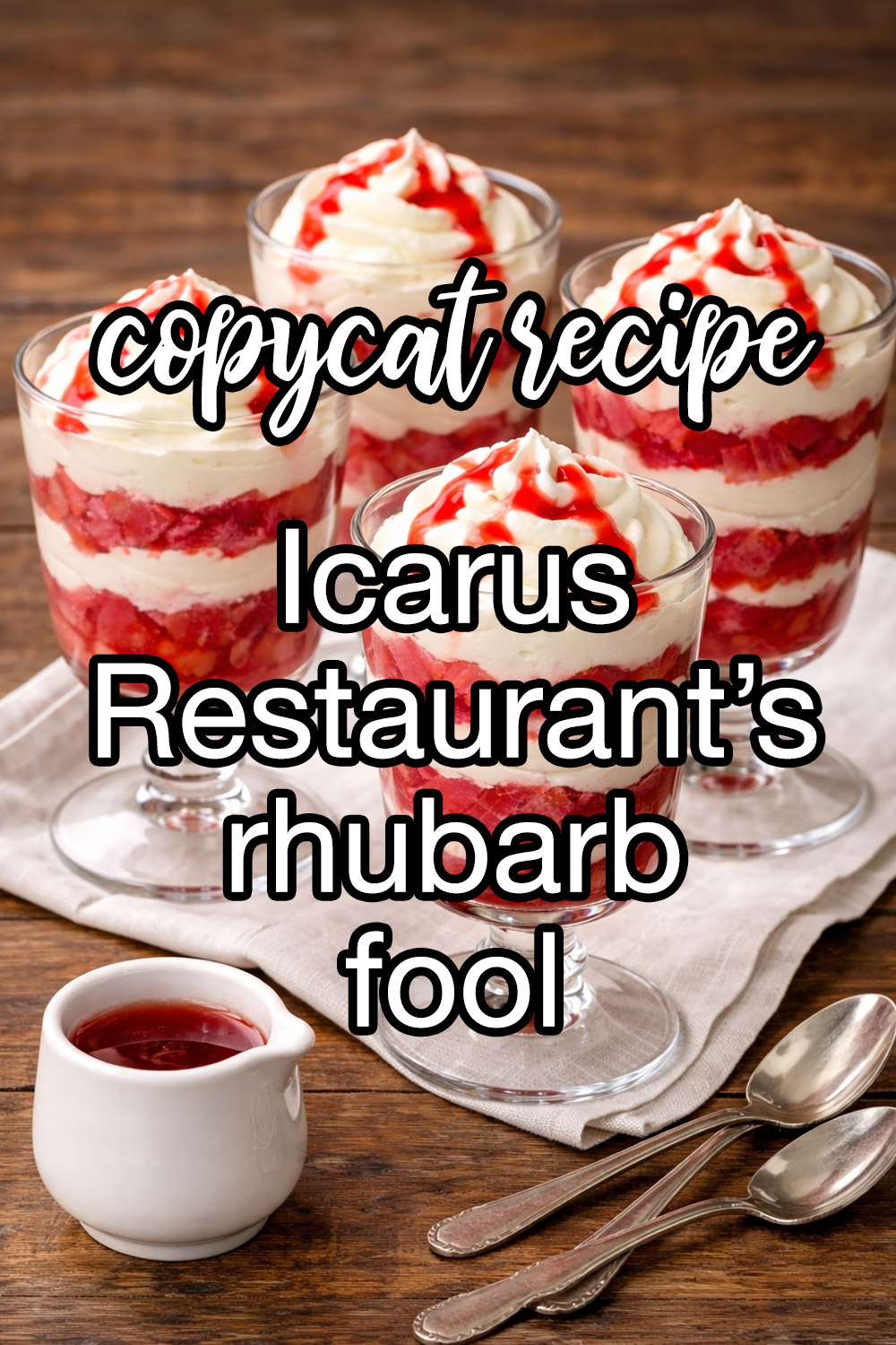 Icarus Restaurant's Rhubarb Fool Recipe