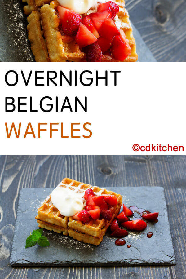 Overnight Belgian Waffles Recipe