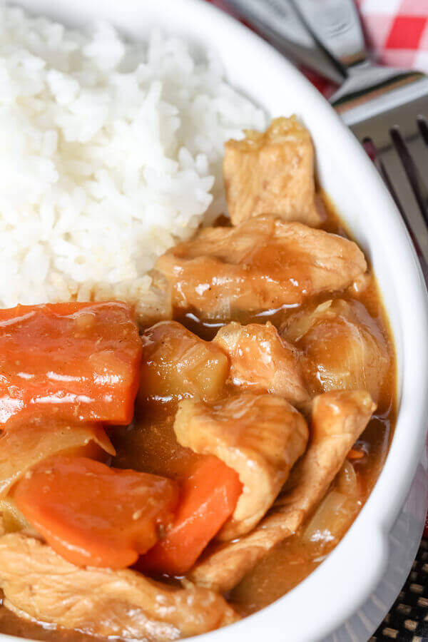 Peanut Curried Pork Steak Recipe