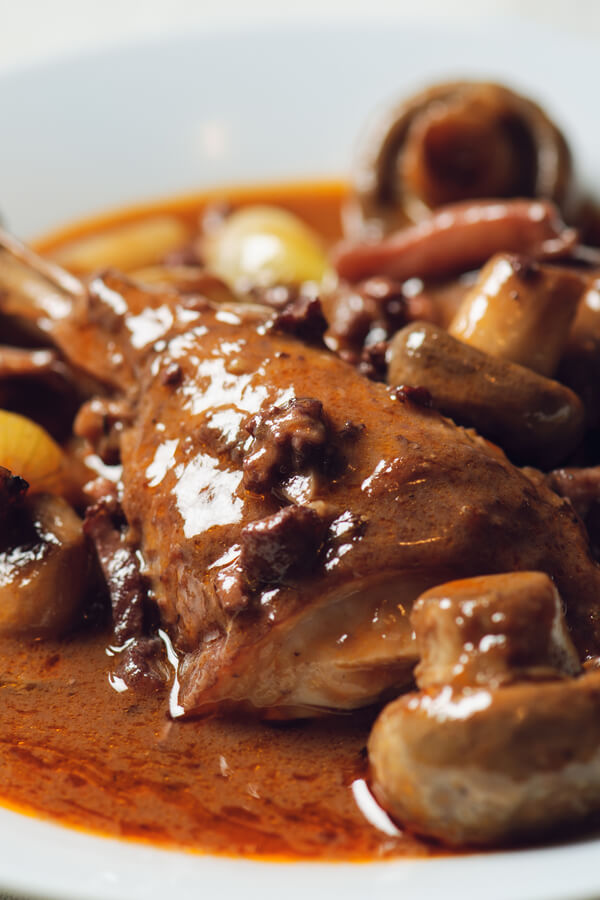 Traditional Style Coq Au Vin Recipe