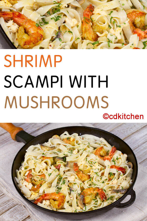 Shrimp Scampi with Mushrooms Recipe