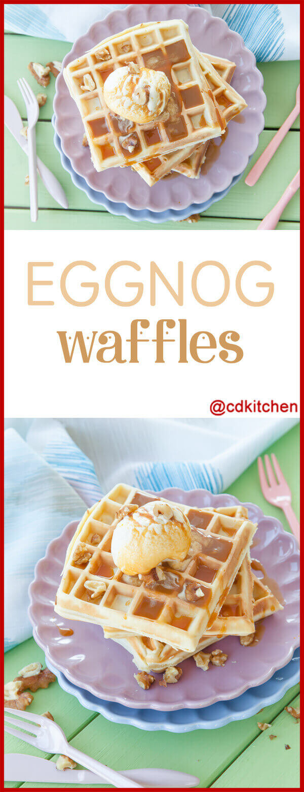 Eggnog Waffles Recipe