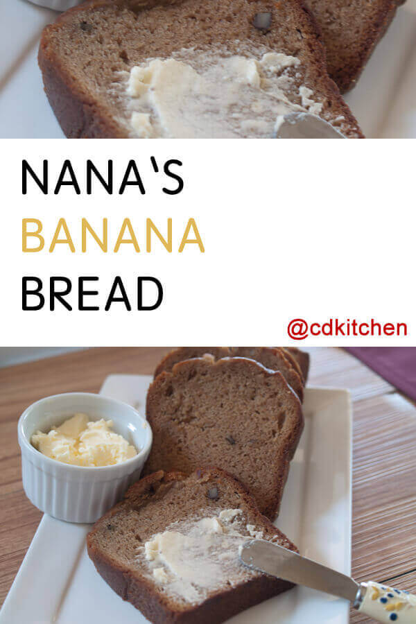 Nana's Banana Bread Recipe | CDKitchen.com