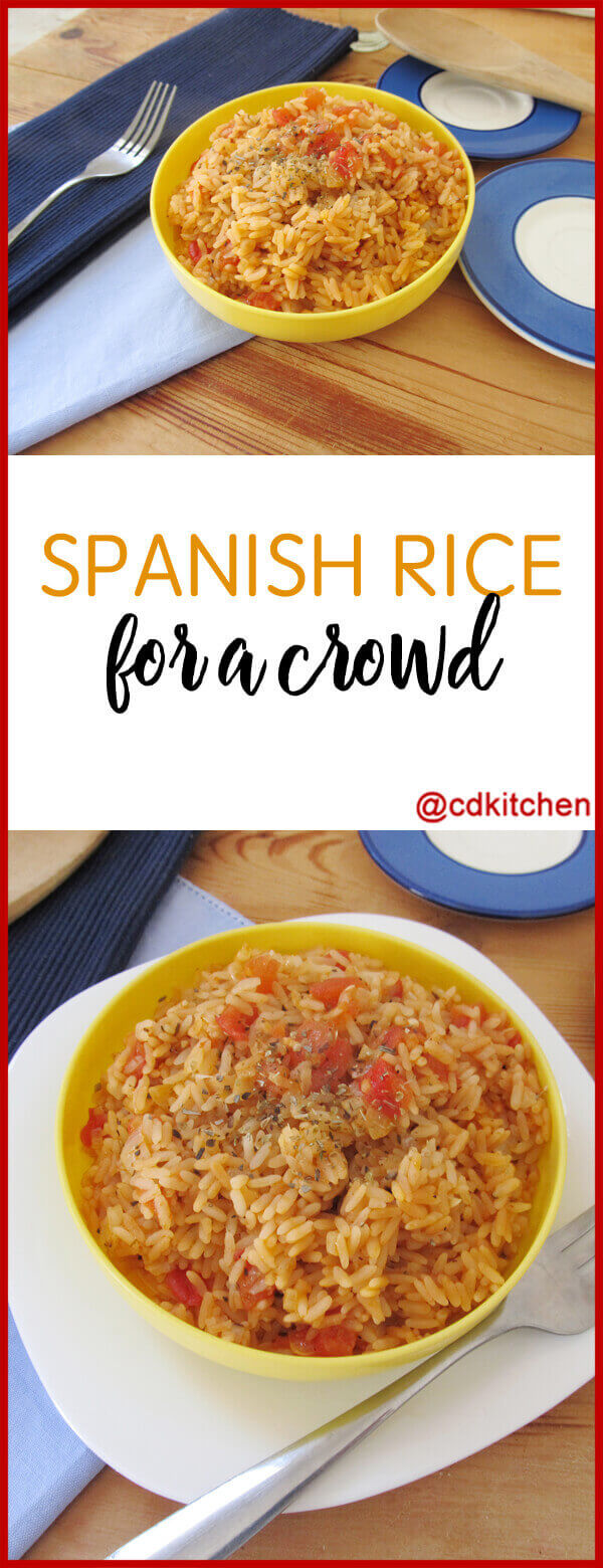 Spanish Rice For A Crowd Recipe Cdkitchen Com