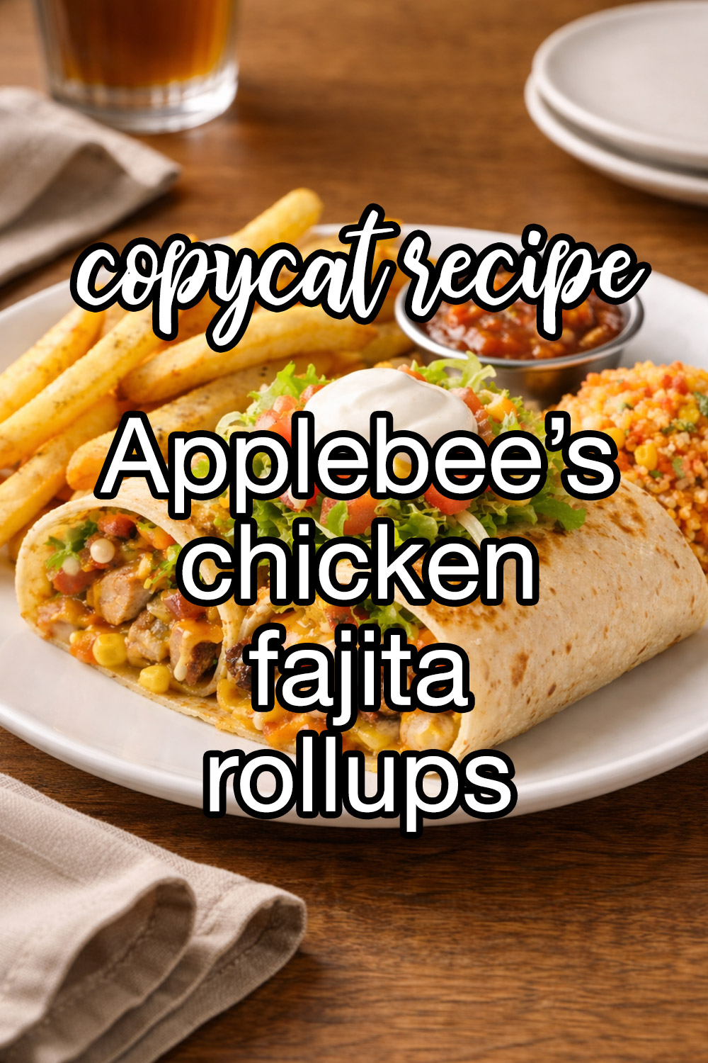 Applebee's Chicken Fajita Rollups Recipe