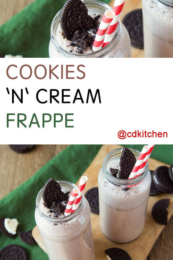 Cookies 'n' Cream Frappe Recipe