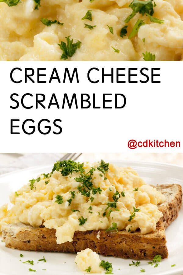 Cream Cheese Scrambled Eggs Recipe | CDKitchen.com