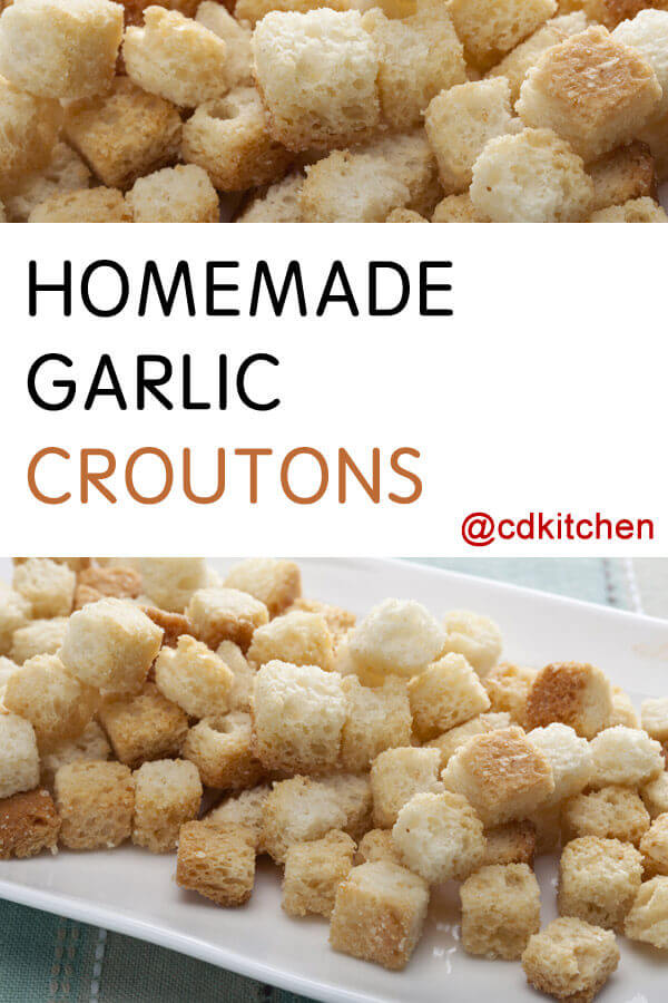 Homemade Garlic Croutons Recipe