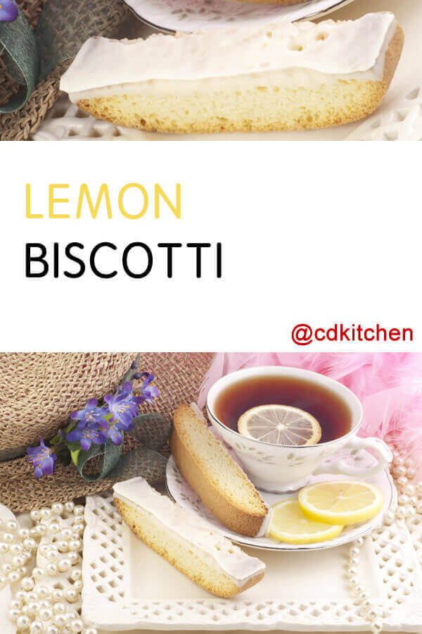 Lemon Biscotti Recipe | CDKitchen.com
