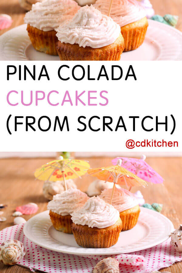 Pina Colada Cupcakes From Scratch Recipe
