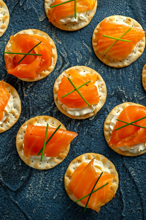 Red Lobster's Sassy Smoked Salmon Canapes Recipe