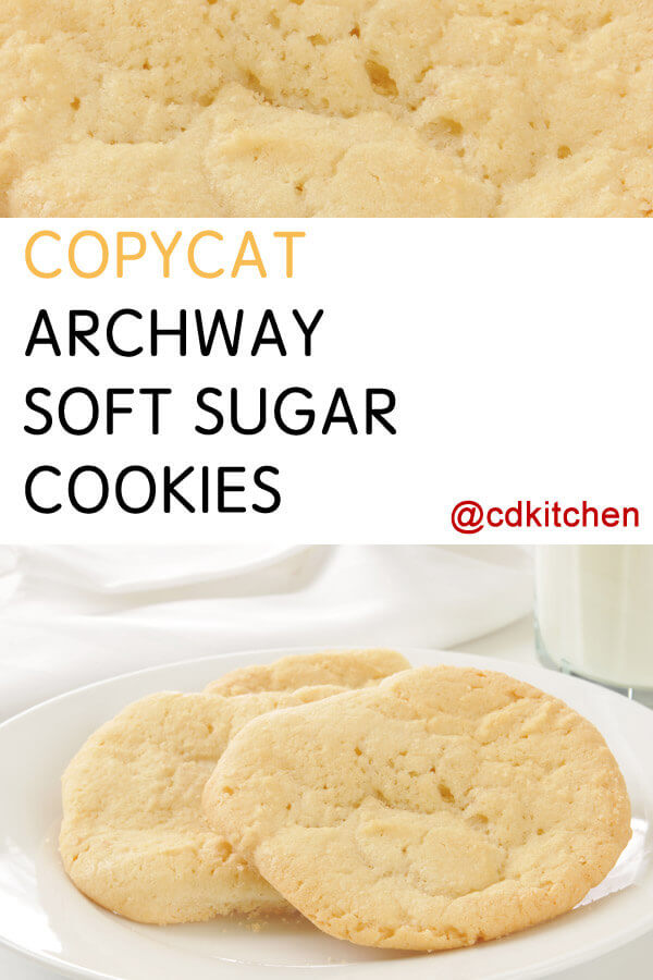 Copycat Archway Soft Sugar Cookies Recipe Cdkitchen Com
