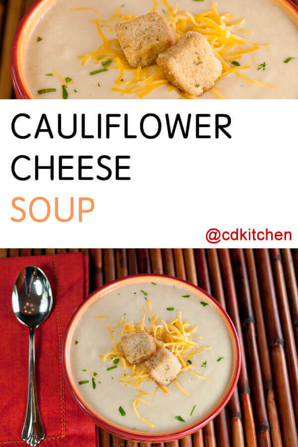 Cauliflower Cheese Soup Recipe | CDKitchen.com