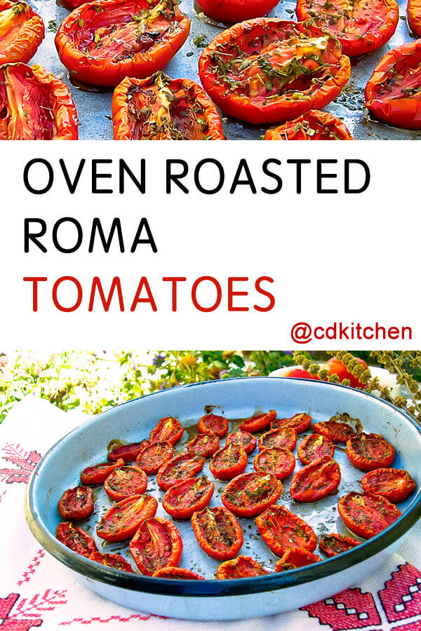 Oven Roasted Roma Tomatoes Recipe 3542