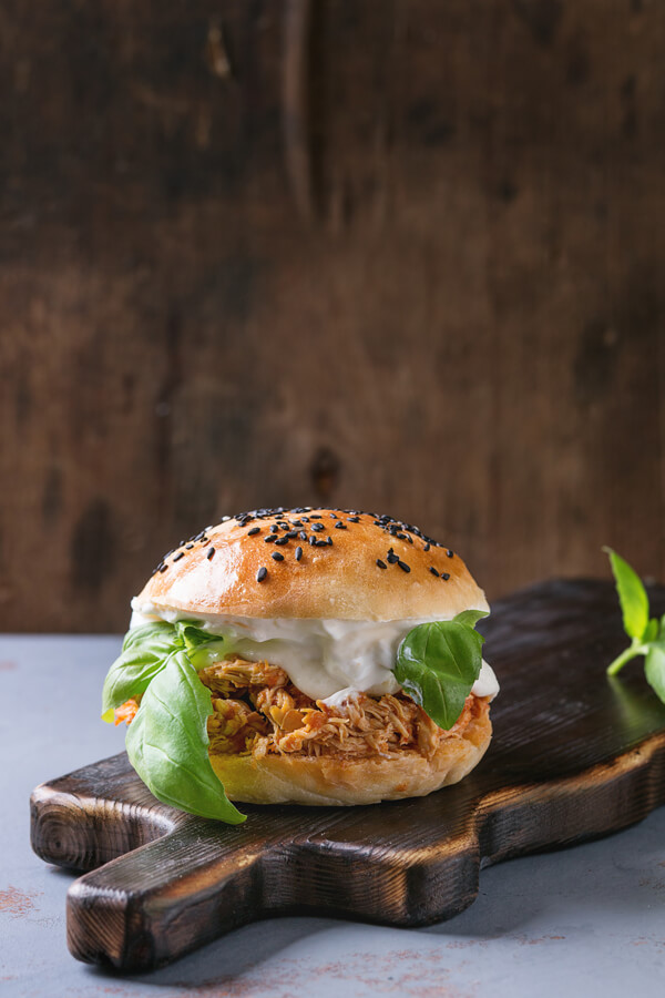 Shredded Chicken Sandwiches Recipe