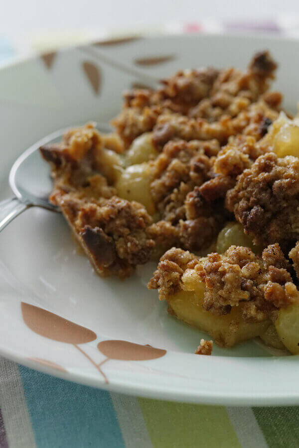 Warm Granny Apple Crumble Recipe