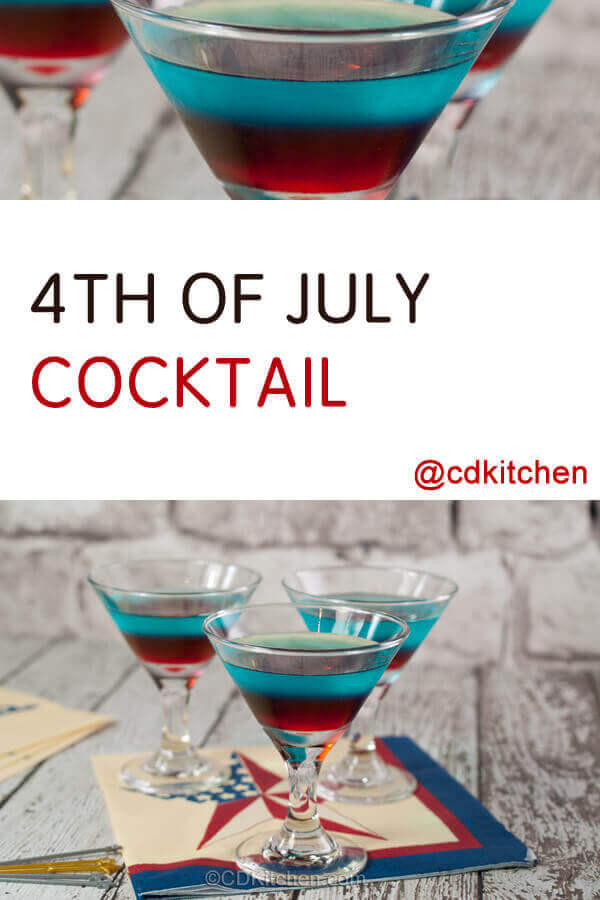 4th Of July Cocktail Recipe | CDKitchen.com