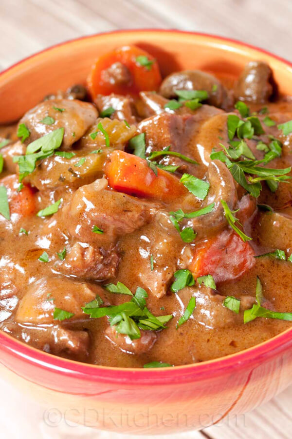 Beef Stew With Mushrooms Recipe