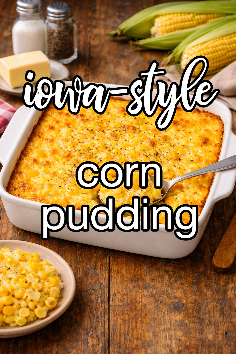 Corn Pudding, Iowa-Style Recipe