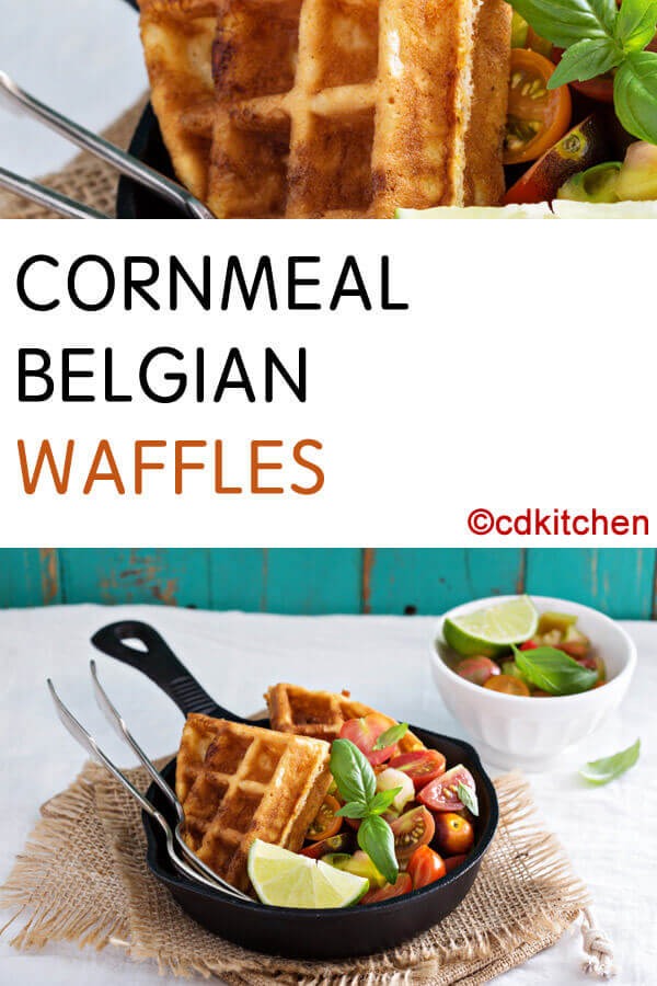 Cornmeal Belgian Waffles Recipe