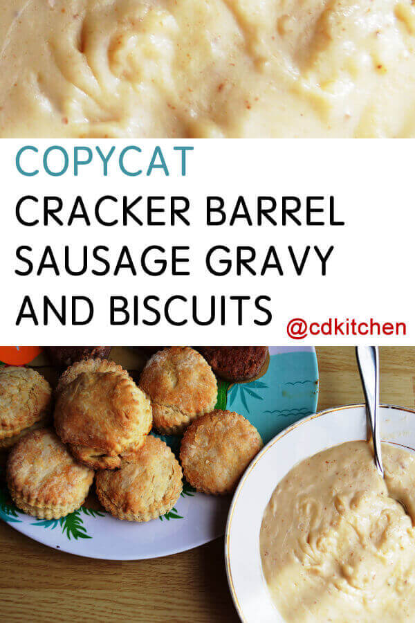 Cracker Barrel Sausage Gravy And Biscuits Recipe