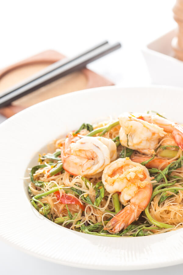 Lemongrass Shrimp And Rice Vermicelli Recipe | CDKitchen.com