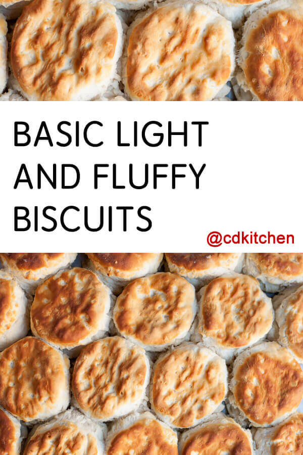 Basic Light and Fluffy Biscuits Recipe | CDKitchen.com