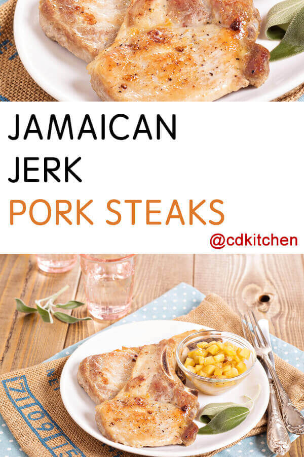 Jamaican Jerk Pork Steaks Recipe | CDKitchen.com