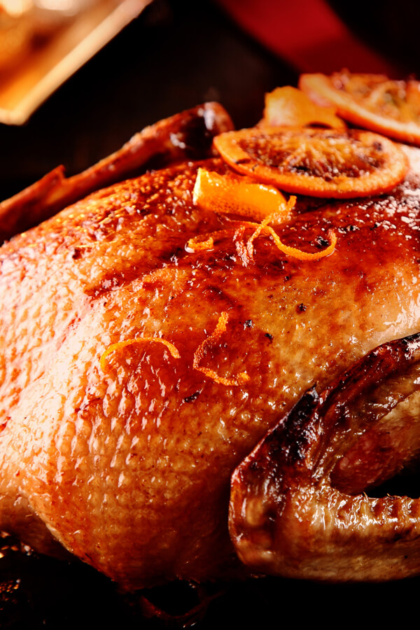 Roasted Maple Orange Glazed Turkey Recipe | CDKitchen.com